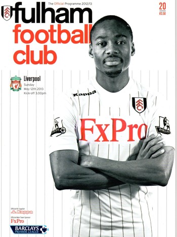 Match programme